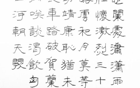 岳飞《满江红》手写钢笔字笔友钢笔书法习作欣赏