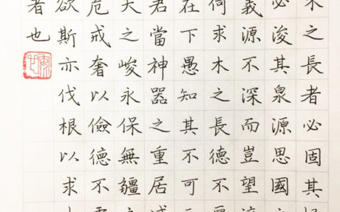 魏征《谏太宗十思疏》手写钢笔字笔友钢笔书法习作欣赏