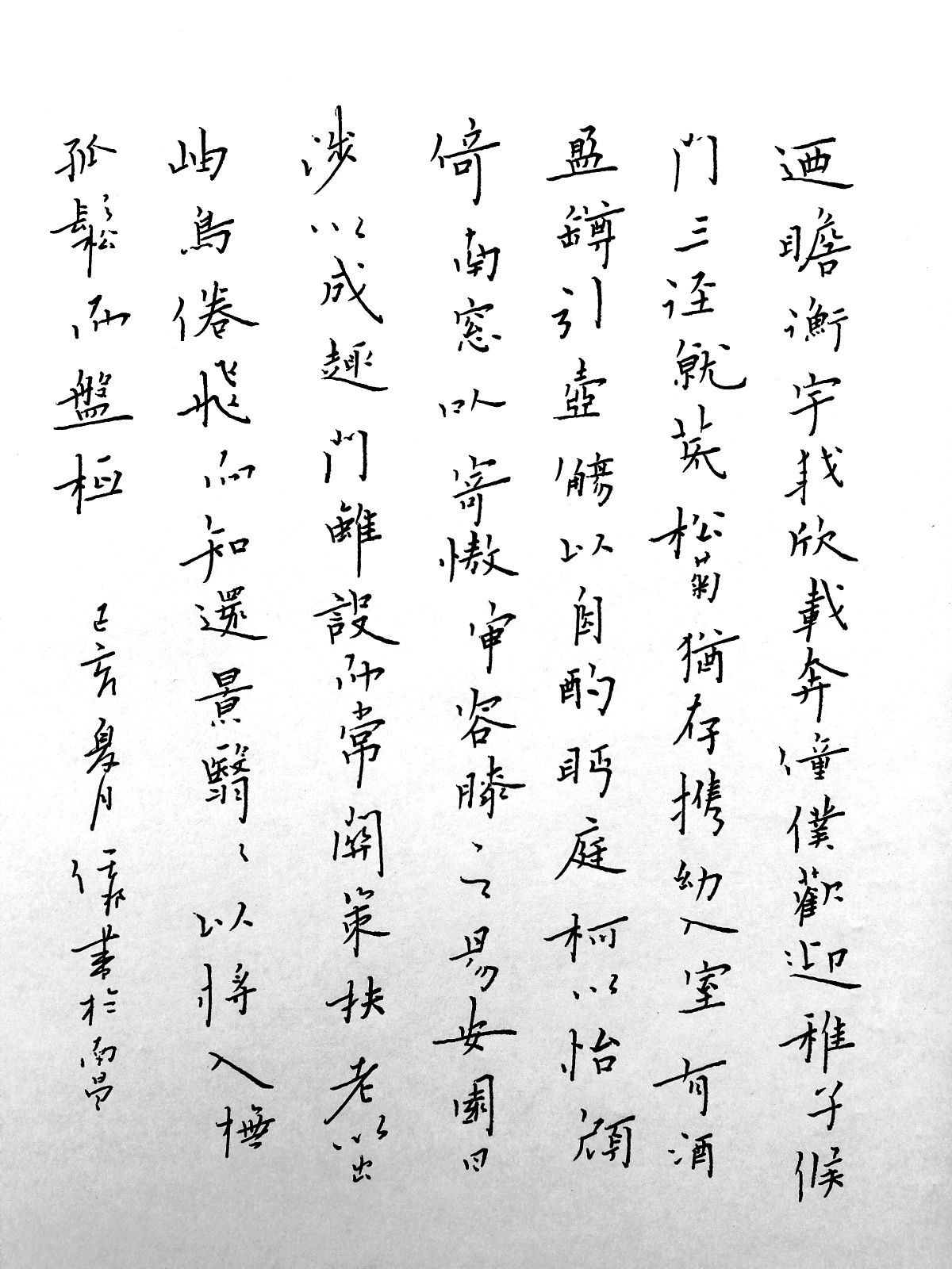 陶渊明 归去来兮辞 选段每周一篇钢笔字笔友钢笔书法习作欣赏 钢笔爱好者