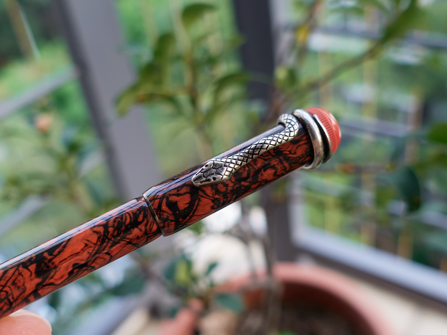 还能玩出花儿不成？万宝龙花蛇M尖钢笔评测