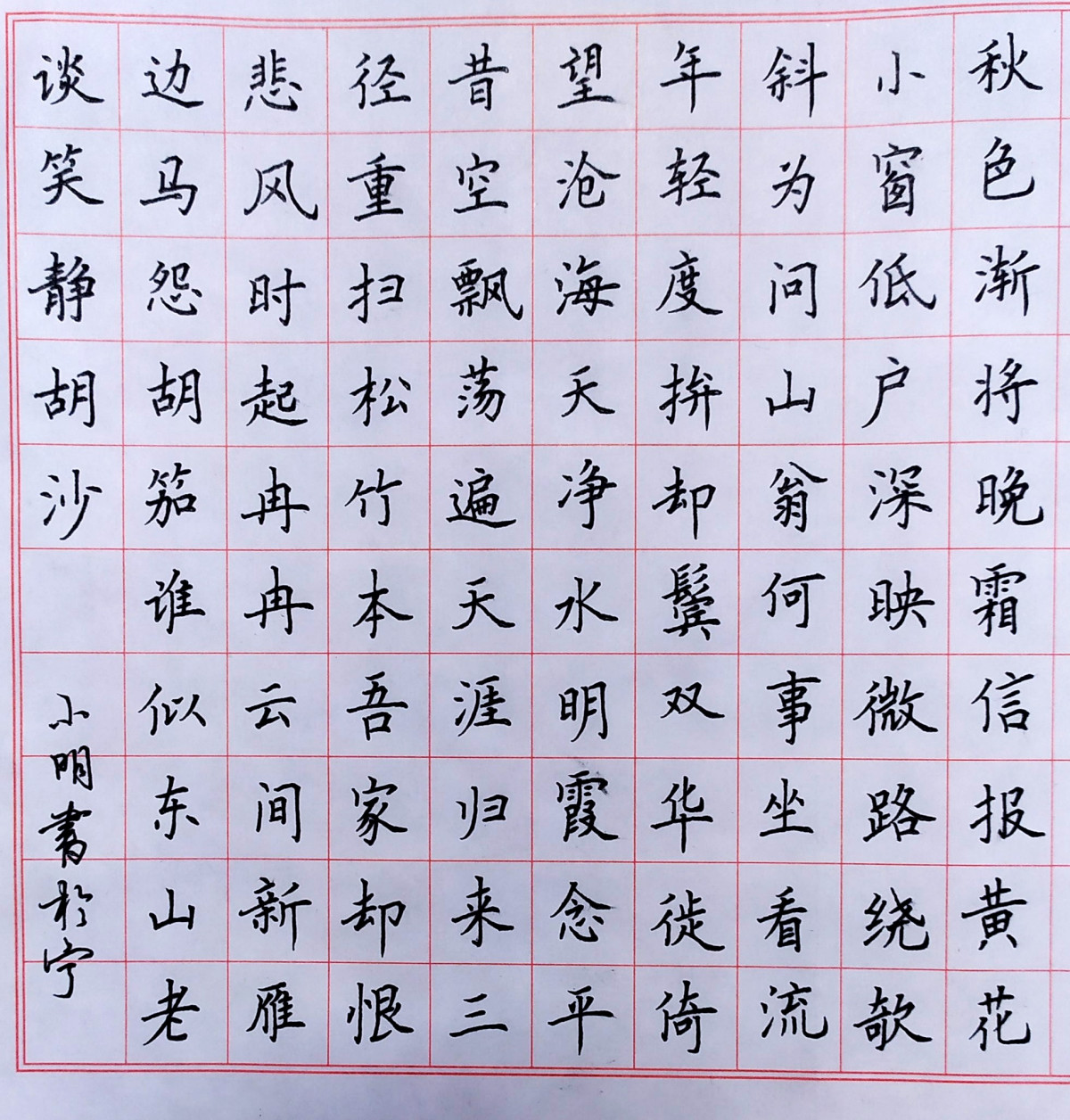 练字打卡211207-24