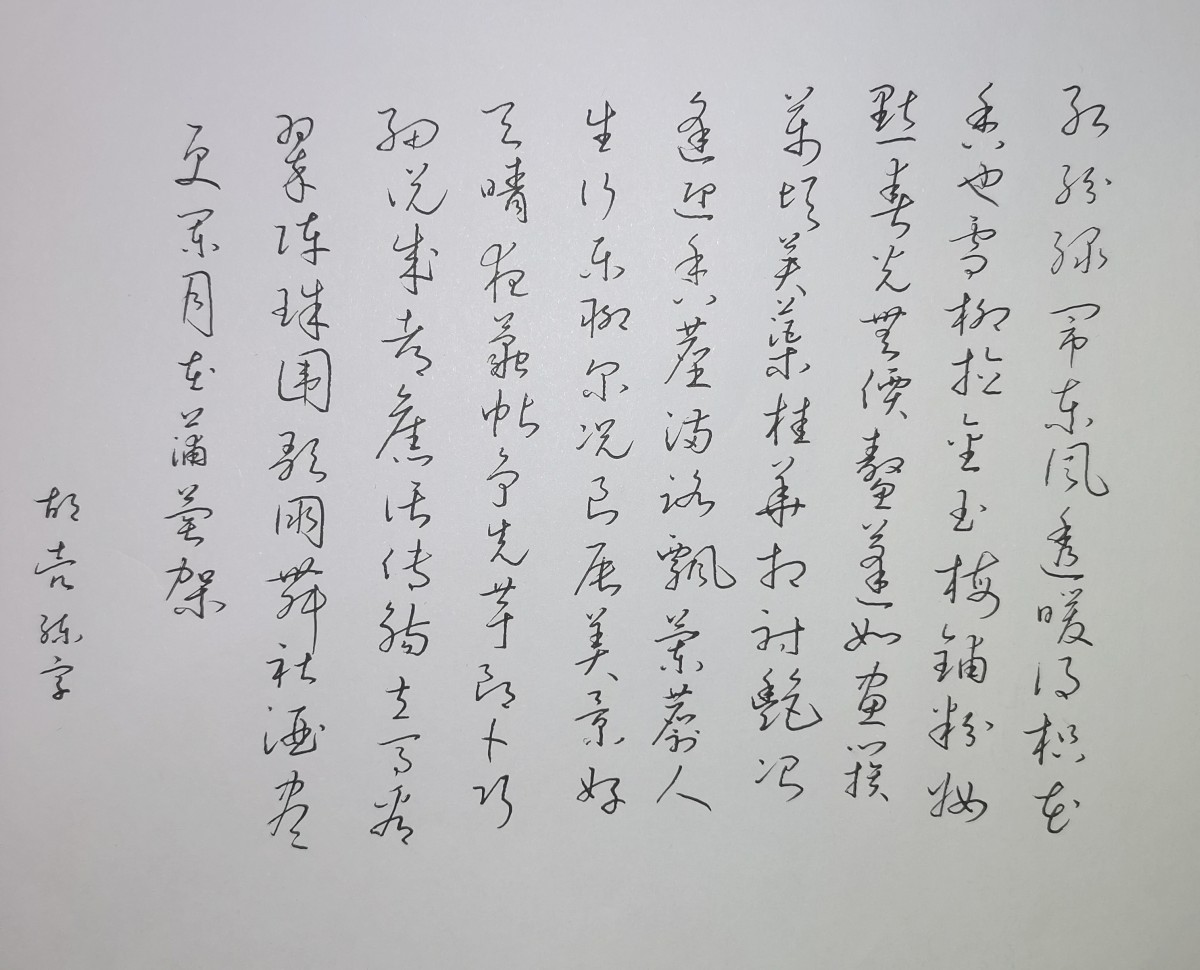 钢笔书法练字打卡20220405-12