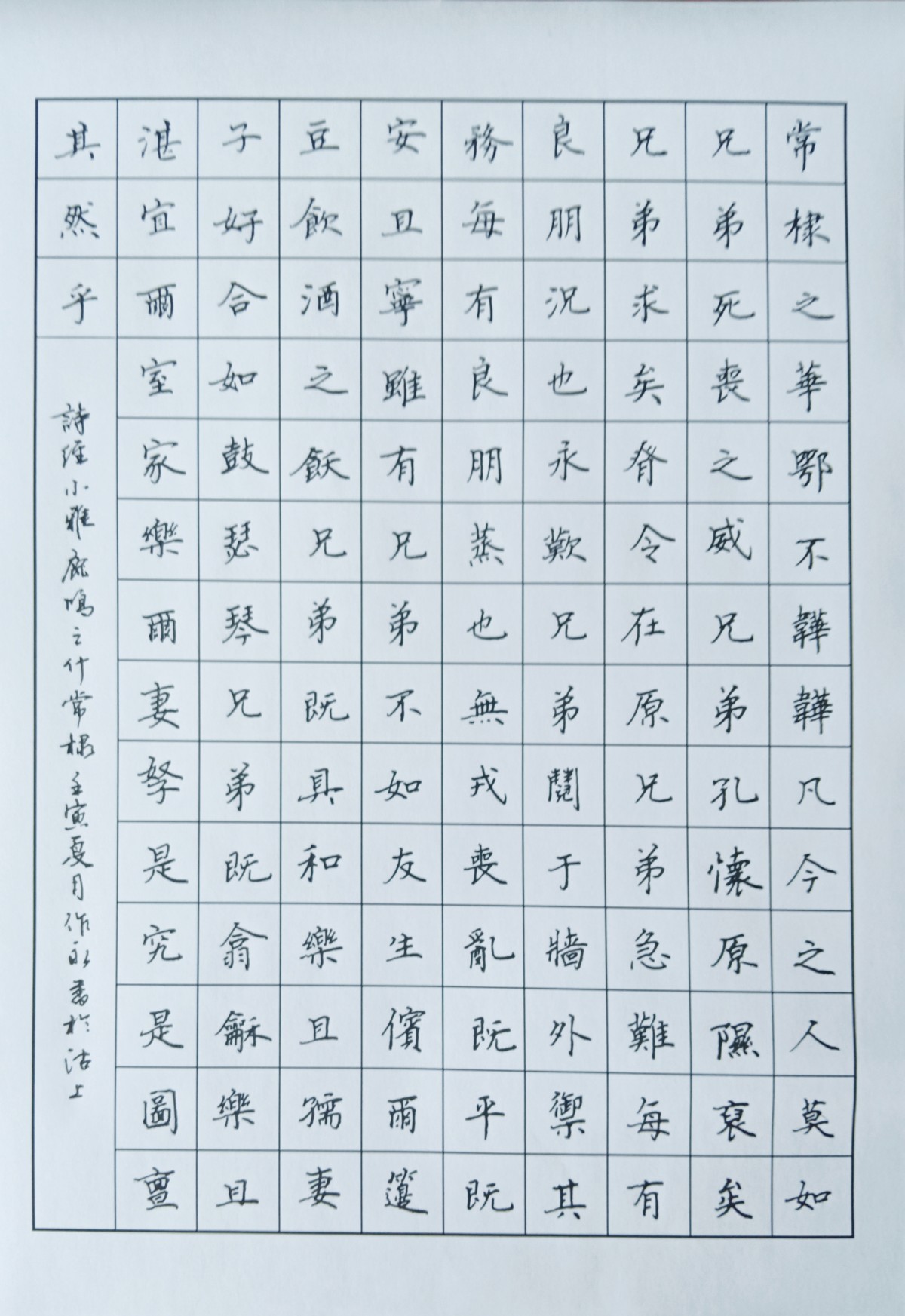 练字打卡20220607-12