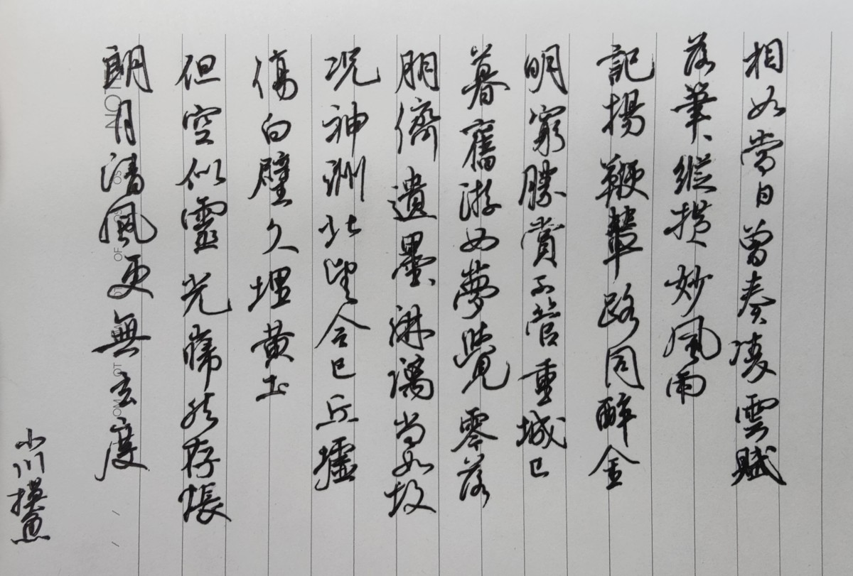 练字打卡20220706-03