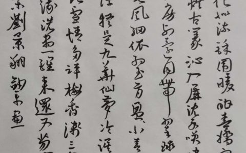 本周28篇作品上榜，刘景翔《念奴娇》钢笔字练字打卡作业欣赏