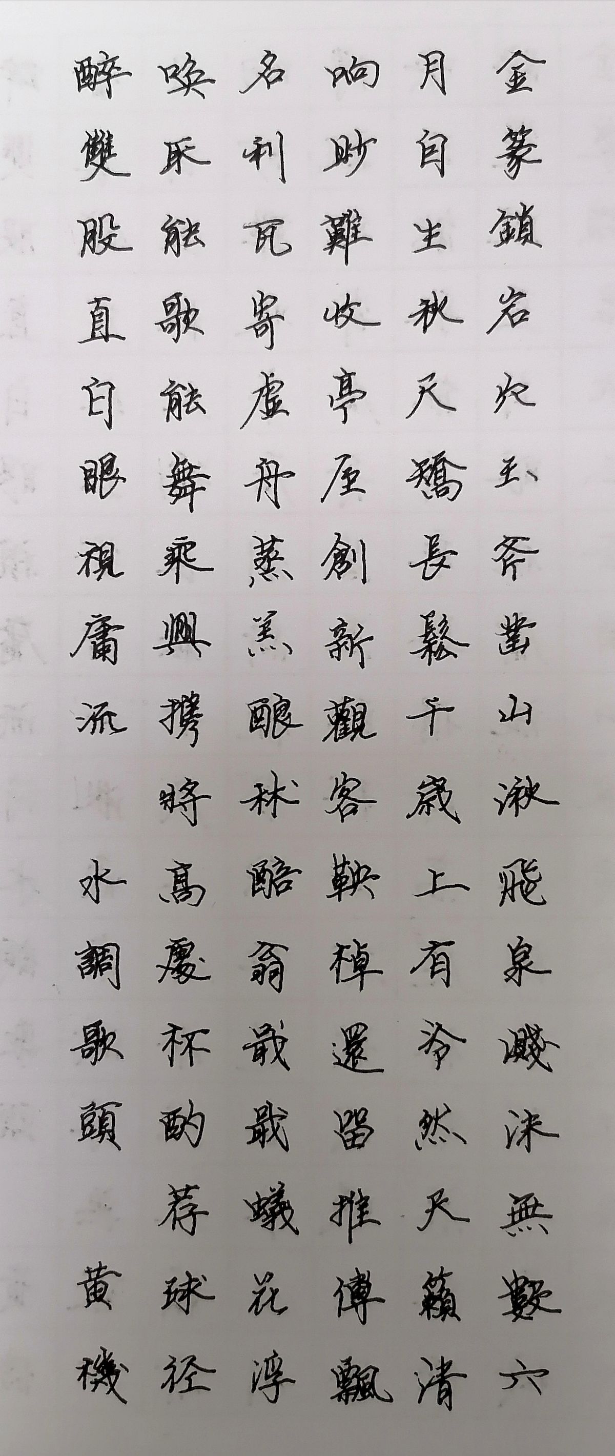 练字打卡31周-15